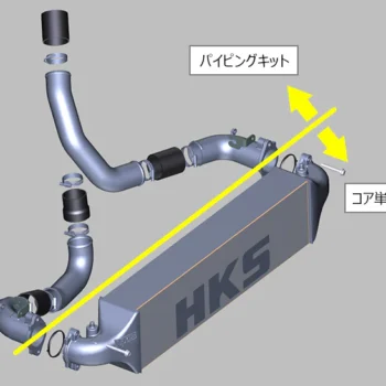 HKS R Type Intercooler Kit - Civic Type-R FK8