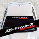 SPEED HUNTERS Front Windshield Decal Weather-Resistant