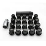 Volk Racing Rays Style 17 Hex 12X1.25 Lug Nuts Black - Universal