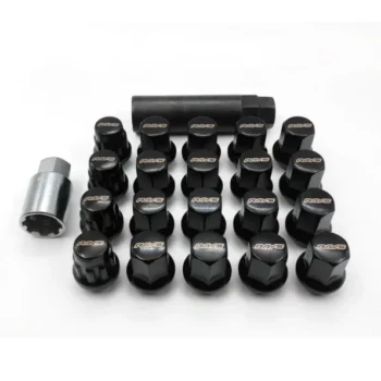 Volk Racing Rays Style 17 Hex 12X1.25 Lug Nuts Black - Universal