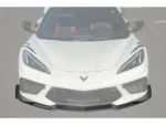 Z06 Style Front Splitter Lip and Canards - Corvette C8