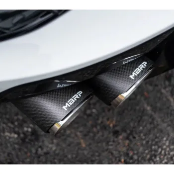 MBRP Armor PRO Cat-Back Exhaust with Carbon Fiber Tips - C8