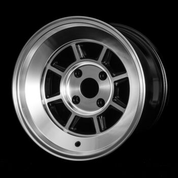 ROTA Shakotan 4pc 15×7 4×114.3 +0 Black w’polished face ( set x4 )