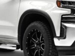 Air Design OE Style Fender Flares; Satin Black (19-26 Silverado 1500)