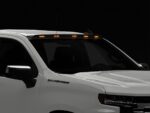 AeroCab Marker Light; Textured Black (19-26 Silverado 1500, Excluding Trail Boss & ZR2)