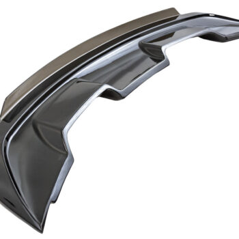 Mustang GT500 Style Spoiler w/ Tinted Wicker Bill - Gloss Black (2024-2026)