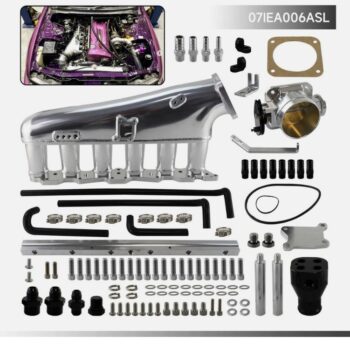 RB20DET BILLET Intake Manifold Fuel Rail Throttle Body 90mm - Skyline R32