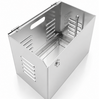 Universal Polished Aluminum Battery Tray Box for Off-Road, Racing & Custom Vehicles