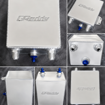 GReddy Style Aluminum Fuel Surge Tank – 3 Liter Capacity