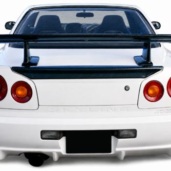 Mine's Style Trunk Spoiler FRP - Skyline GT-R BNR34