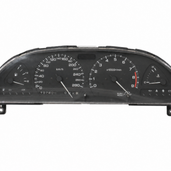 Nissan Silvia S13 / 180SX RPS13 Kanto Seiki Cluster with 280 KM/H Full-Scale Speedometer – Used