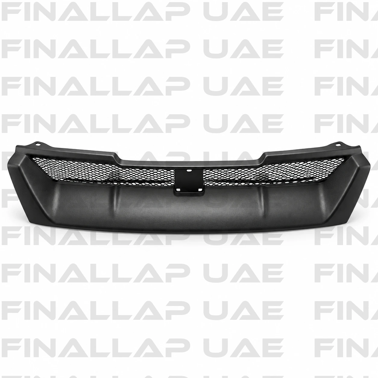 Isolated Black Automotive Front Grille