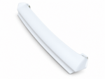 Minimalist White Car Front Grille