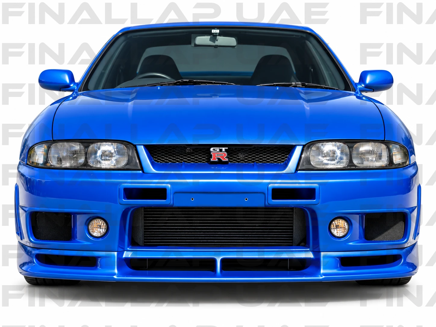 Vivid Blue Nissan Skyline GT-R Portrait